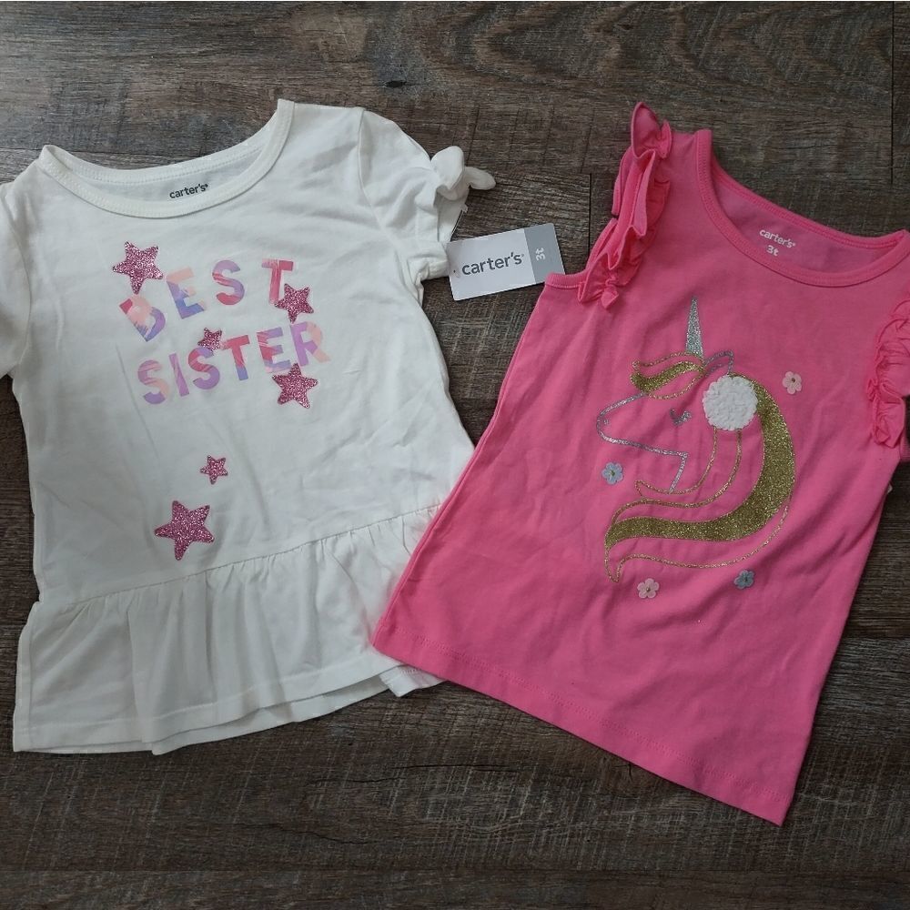 🌸 $10 SALE 🌸 Carter's Toddler Girls Shirts